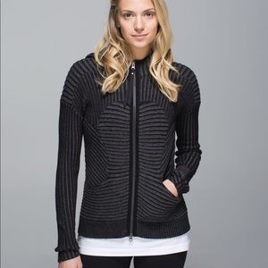 Lululemon Embrace Knit Zip up Hooded Sweater